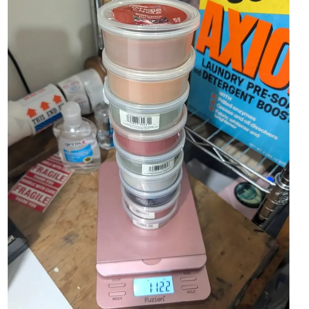Yankee Scenterpiece Candle Easy Meltcup 2.2oz-Lot Of 9-Eight Different Scents